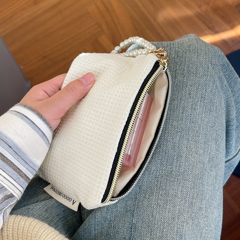 ins小众手拎化妆包耳机包卫生巾收纳包便携柔软钥匙口红钱包内胆,淘宝优惠券,粉丝福利购,淘宝优惠卷