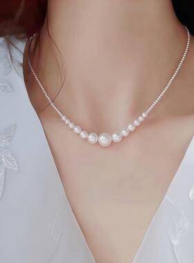 施家不规则珍珠项链女款2025新款