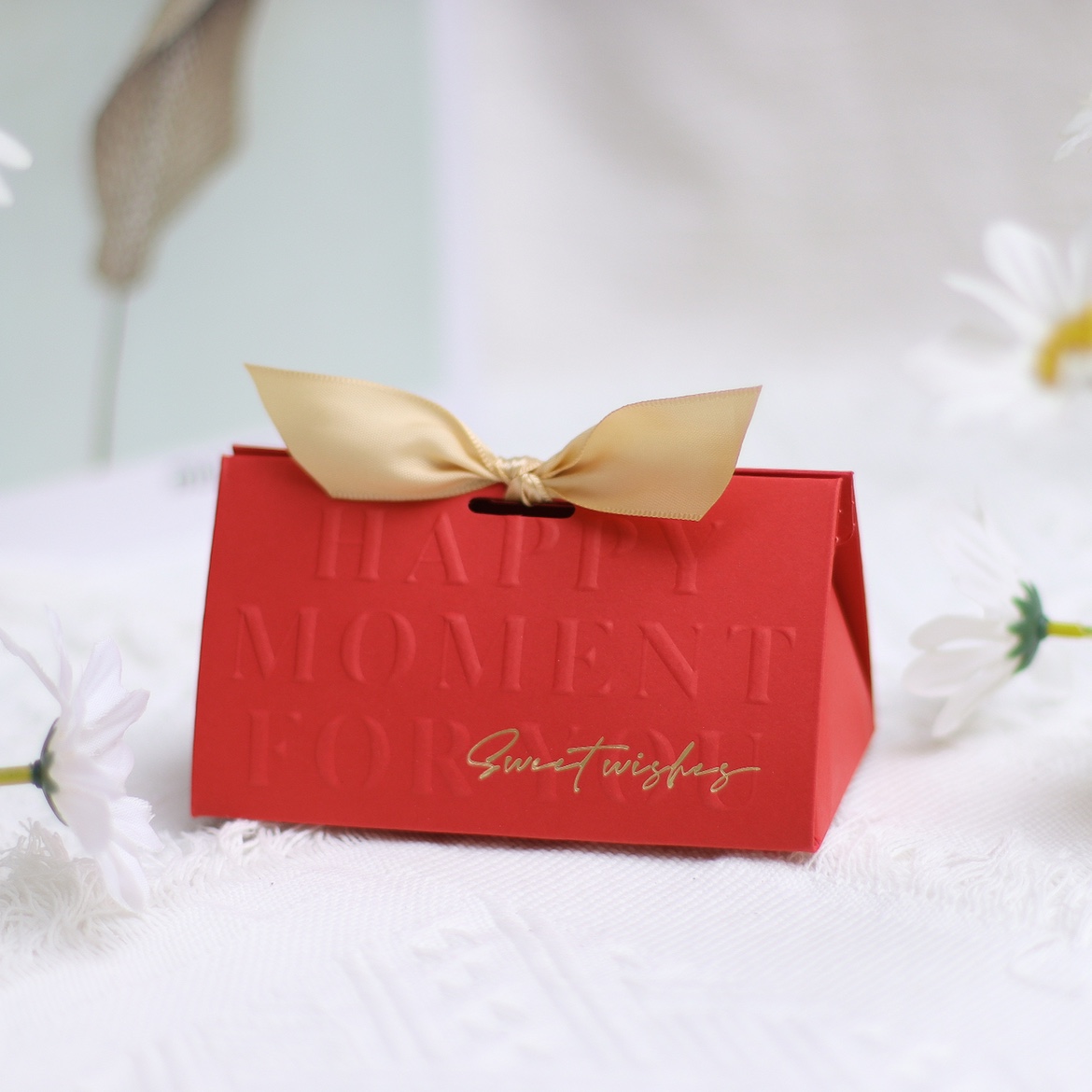2023新款喜糖盒结婚糖果小礼盒高级感婚礼三角包装喜袋空盒子欧式 - 图2