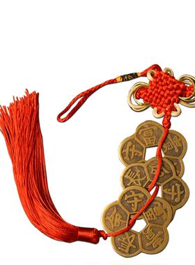 纯铜铜钱梅花钱五福钱家居客厅