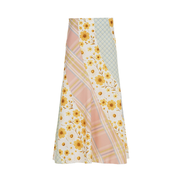 Pastoral floral patchwork ສິ້ນພິມ
