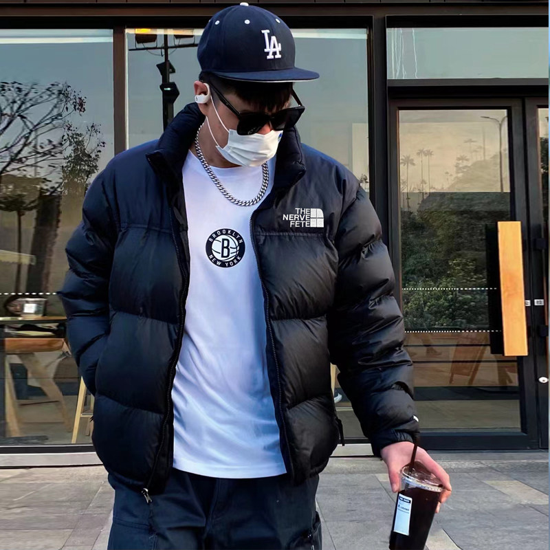 妍姐北面羽绒服女款1996美版短款保暖加厚女士外套冬季700蓬男款