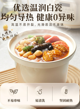 小熊陶瓷隔水环绕导热电炖盅