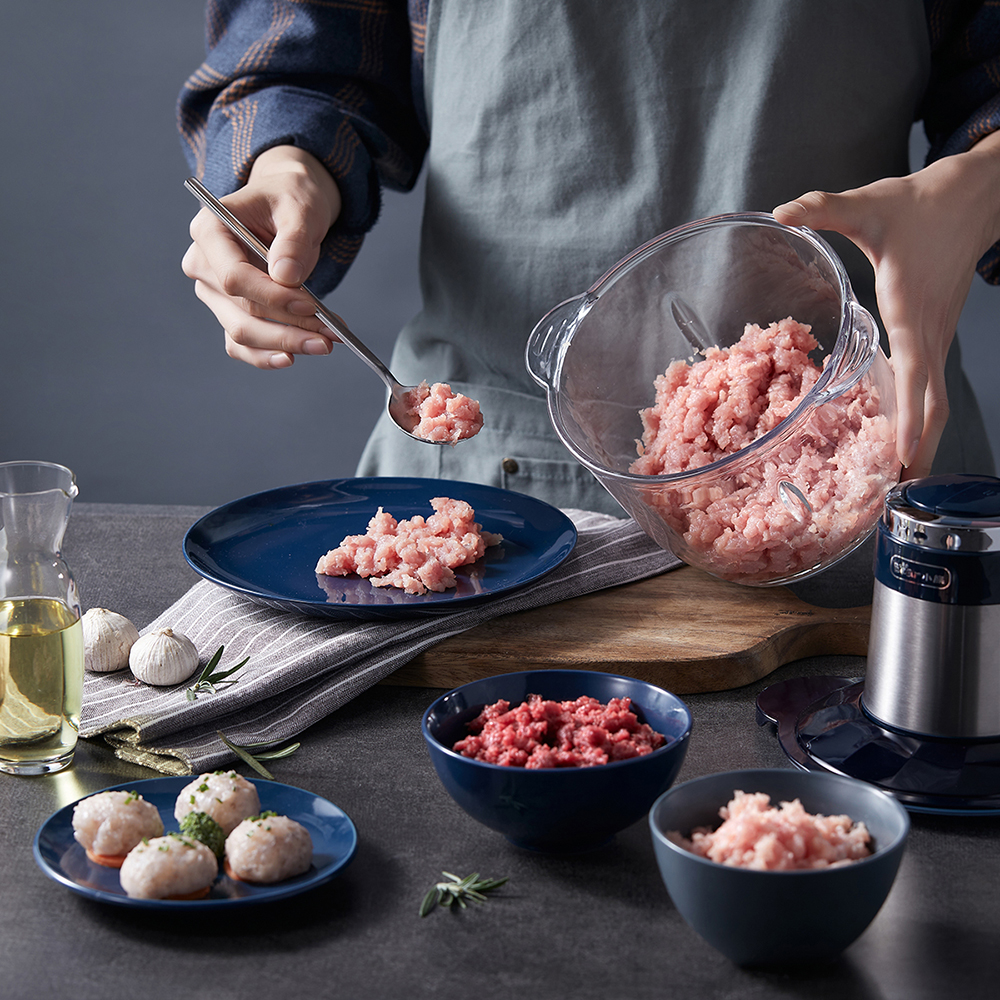 小熊绞肉机家用电动小型料理打馅机 小熊生活电器绞肉/碎肉/绞菜机