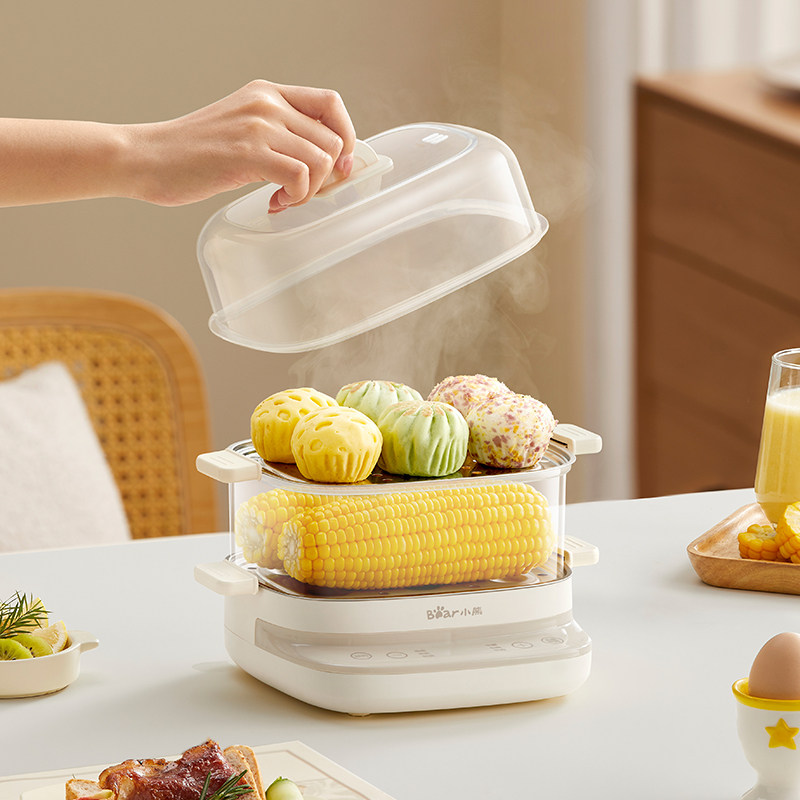 小熊煮蛋器新款自动断电蒸锅家用小型可定时预约一体早餐机蒸蛋器,淘宝优惠券,粉丝福利购,淘宝优惠卷