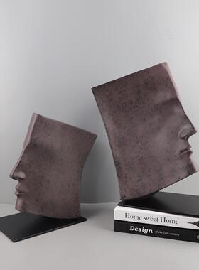 抽象软装书本摆件创意美式现代