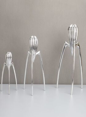 创意八爪章鱼摆件现代简约金银色外星人摆件样板房间客厅软装饰品