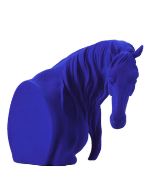 马到成功现代轻奢抽象动物摆件新中式家居桌面装饰工艺品树脂雕塑