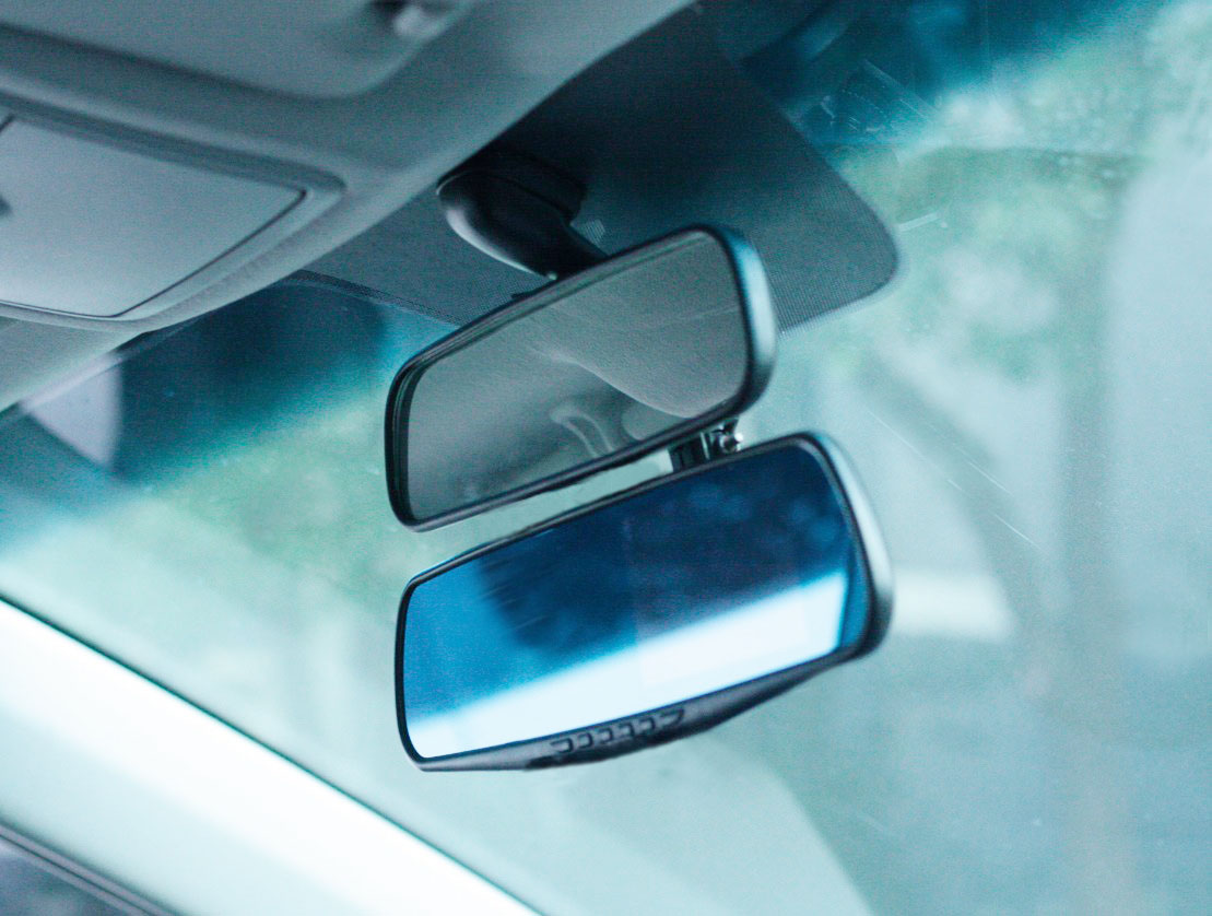 记录仪支架 汽车载后视镜通用双面胶粘贴行车记录仪支架送加长杆 - 图1