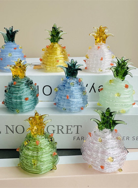 菠萝圣诞树淄博琉璃厂家居家摆件圣诞节生日礼品小红书爆24年新品