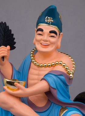 道济和尚活佛树脂家用供奉摆件