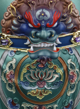 康盛汉白玉供奉摆件关二爷神像