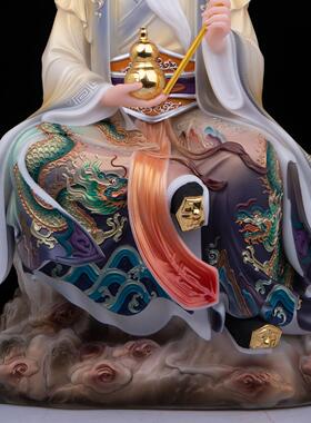 康盛汉白玉太白金星神像摆件
