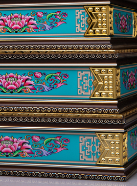 木质增高底座财神观音关公底座