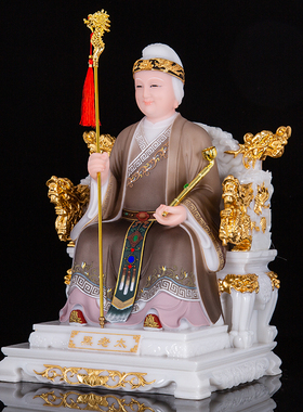 汉白玉神像黑妈妈黑老太太神像