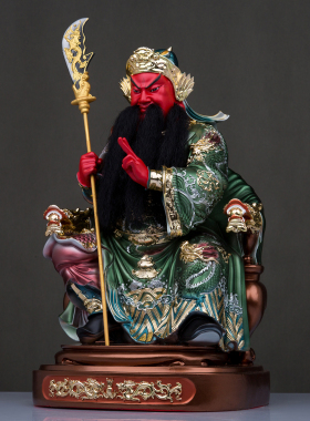 金缕彩武财神关公神像