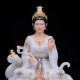 Kangsheng white marble worship ornaments statue of the goddess of the Mang family