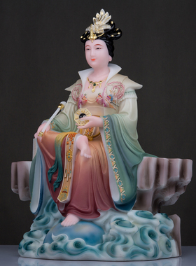 汉白玉地母娘娘神像后土娘娘