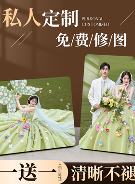 悠乐美婚纱照相框摆台高清冲印