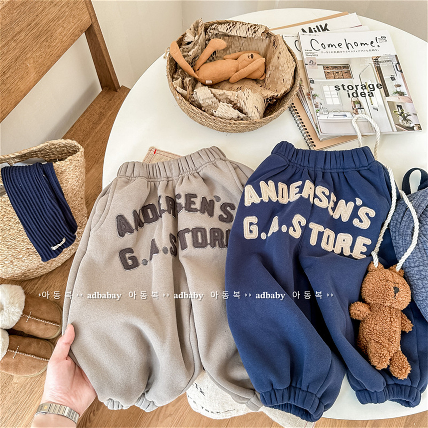 儿童抓绒束脚卫裤韩版冬款男女童加绒哈伦裤宝宝时尚百搭休闲长裤,淘宝优惠券,粉丝福利购,淘宝优惠卷