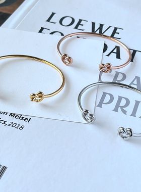 时尚女式金属打结爱心手镯