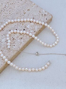 珍珠项链女式复古时尚温柔