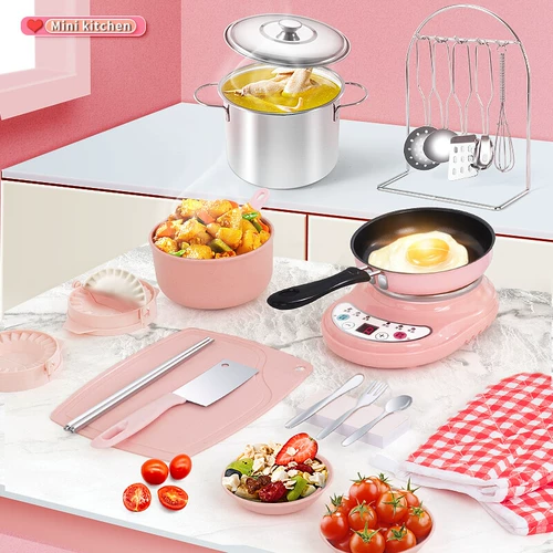 Маленькая кухня, детская игрушка, комплект, кухонная утварь, полный комплект, популярно в интернете, подарок на день рождения