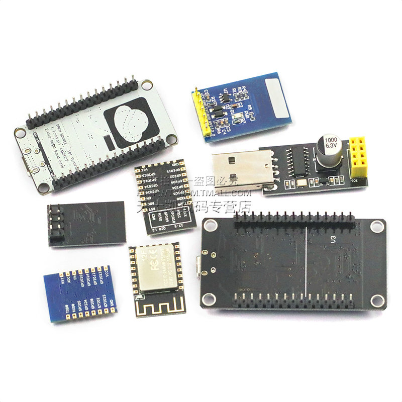 ESP8266-01 01S WIFI模块无线收发串口远距离物联网开发板12E12F - 图3