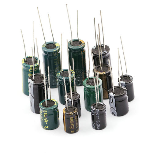 直插铝电解电容器10*13 8*12MM 25V 35V 50V 63V 10UF 47UF 100UF - 图2