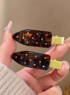 Fashion Y2K Aesthetic Rhinestone Hair Clips for Girls Vintag