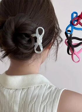 U-Shaped Bow Hair  Fashion Acrylic Hairpin Fashion Hair Clip