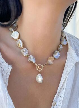 Charm Natural Shell Starfish Beaded Necklace Bohemian Sea Se