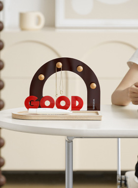 WOZOOM屋准玄关钥匙收纳装饰品入户门口桌面置物架首饰托盘摆件