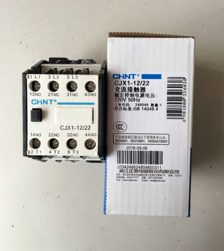 正泰交流接触器 CJX1-12/22 AC24V 36V 110V 220V 380V两开两闭-图0