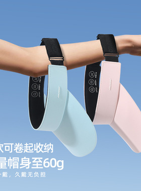 户外防晒帽女夏季防紫外线空顶遮阳帽大檐遮脸显脸小太阳帽男