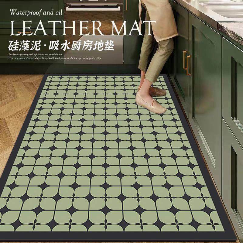 美式复古厨房地垫硅藻泥吸水垫防滑可擦免洗专用地毯耐脏防污裁剪,淘宝优惠券,粉丝福利购,淘宝优惠卷
