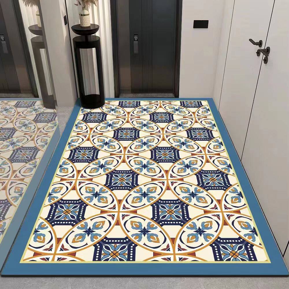 硅藻泥入户门垫玄关脚垫吸水防滑厨房垫可裁剪卫生间浴室定制地毯,淘宝优惠券,粉丝福利购,淘宝优惠卷