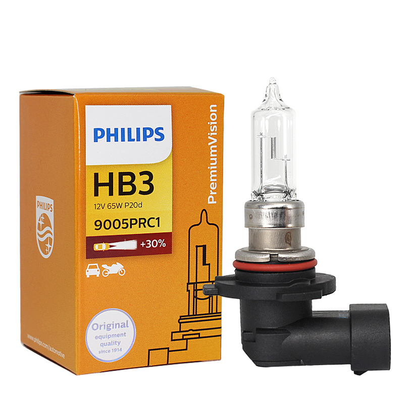 PHILIPS飞利浦HB3汽车卤素大灯12V65W 9005 12359远近光雾灯P20d - 图3