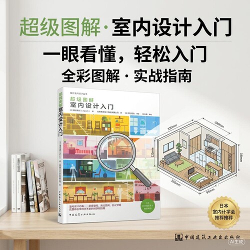 【特价促销】超级图解室内设计入门 建筑装修室内设计书籍门自学设计专业施工节点手册家装流程装饰工程实战指南软装搭配平面布局 - 图0