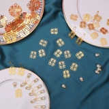 Маленькая металлическая подвеска из жемчуга, аксессуары, китайский стиль