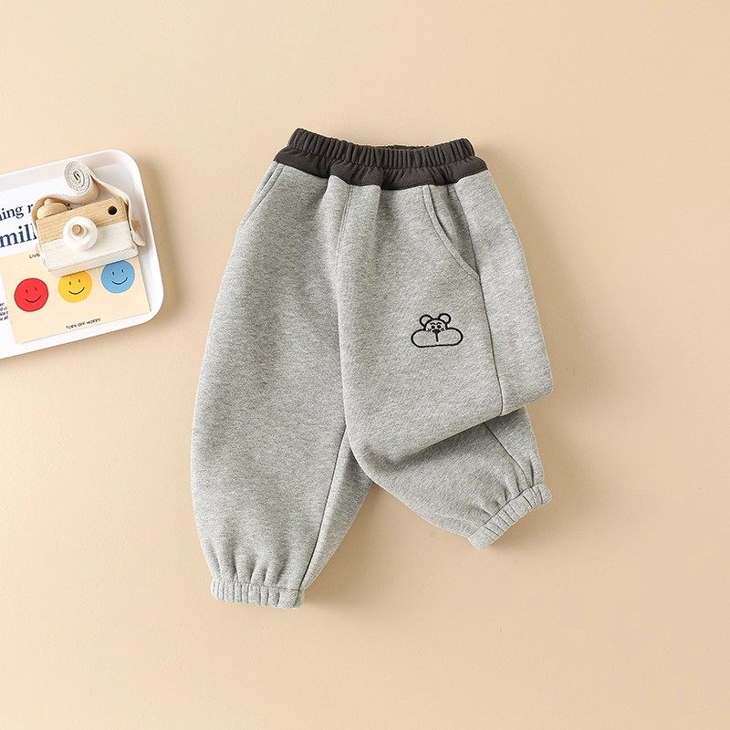 儿童保暖裤子秋冬新款中小童装卡通加绒长裤宝宝一体绒休闲卫衣裤,淘宝优惠券,粉丝福利购,淘宝优惠卷