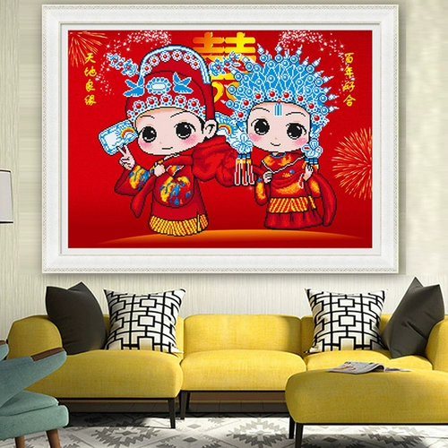 Вышивка для спальни, DIY, инкрустировано бриллиантами, коллекция 2023, китайский стиль