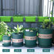The second generation of short and fat style balcony planting flower and vegetable pots