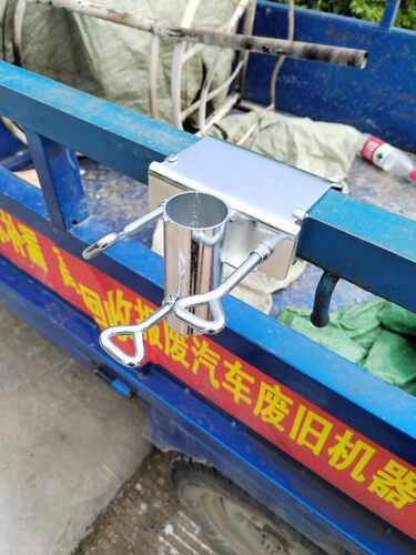 雨伞固定器三轮车大伞固定支架太阳伞车上固定神器摆地摊大伞固定 - 图1