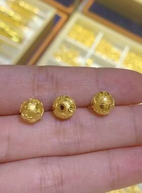 【假一赔十】足金999转运珠