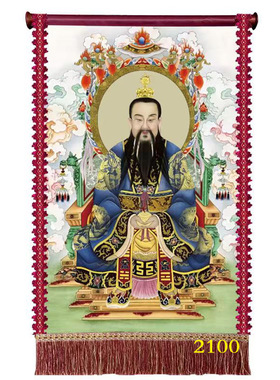 高清优质人物图案精品新古典疯狂促销喷绘甩卖油画布新款三清挂画