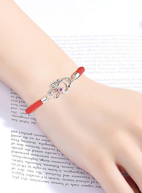 儿童十二生肖红绳手链新年礼物