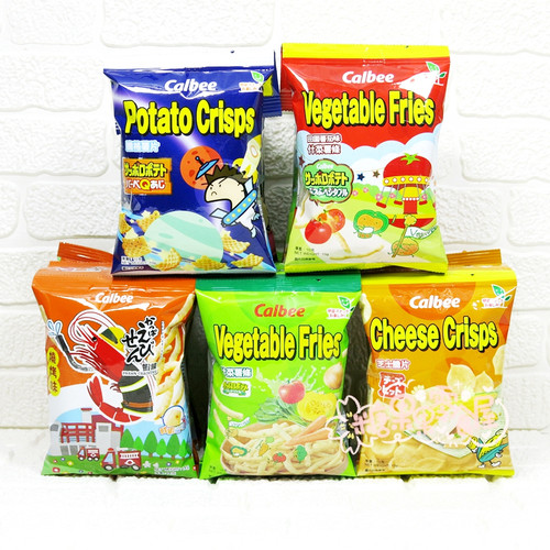 日本进口Calbee卡乐比薯条薯片虾片虾条4连包薯条零食小包装便携-图2