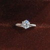 IGI certificate cultured diamond ring 1 carat synthetic cultured diamond ring for wedding proposal and gift to girlfriend