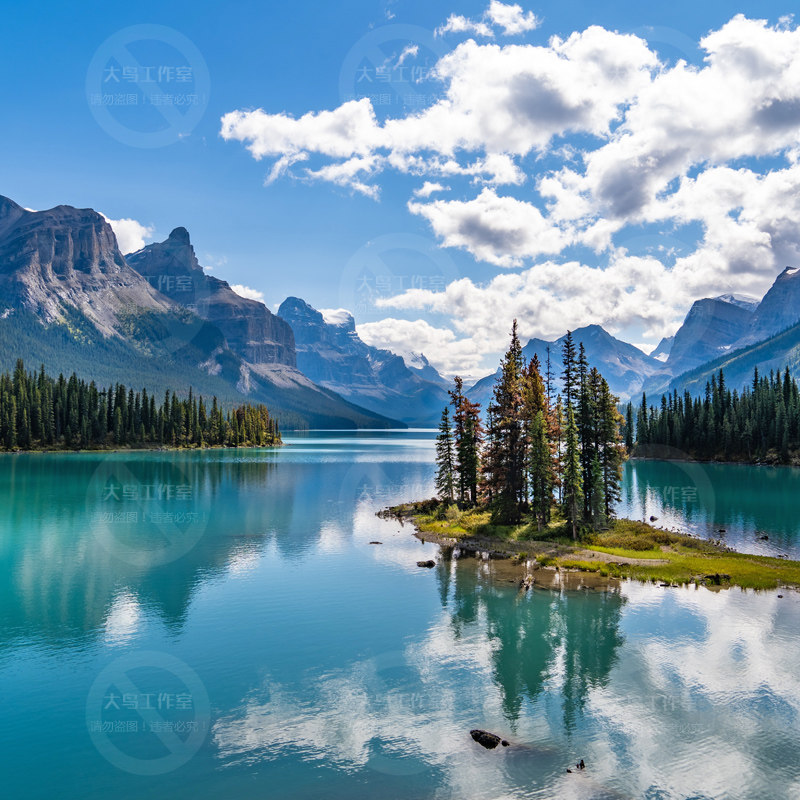 仙湖美景设计素材大图静谧湖水美丽自然山水风景图片乡村景观